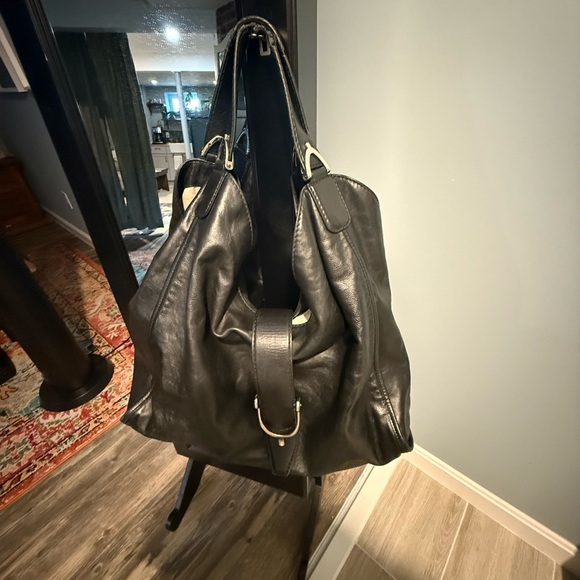 Authentic Gucci Black Leather Hobo Bag – $550 - Picture 1 of 10